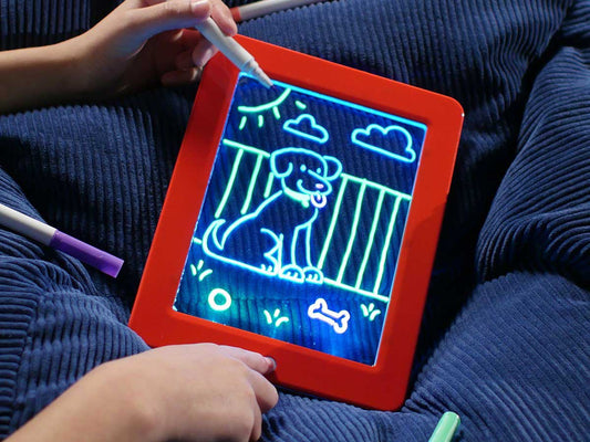 Magic Pad Rojo - Tableta De Dibujo magica para niños