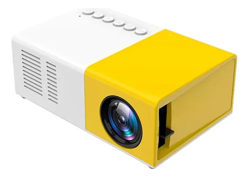 Mini proyector LED portátil Full HD 600 lúmenes Usb Av Yg300